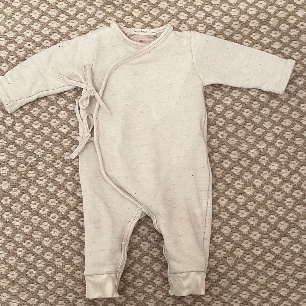 Fin & Vince Wrap Romper in Confetti
